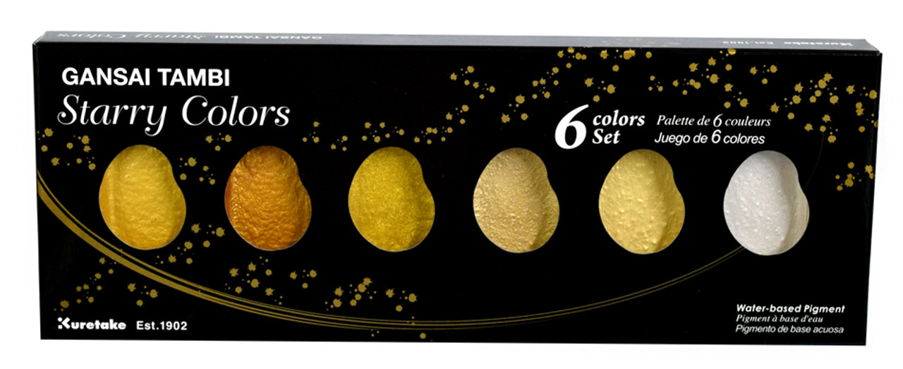 Gansai Tambi Watercolors- Starry Colors Set of 6